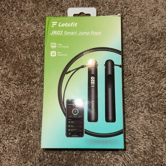 JR02 LETSFIT SMART JUMP ROPE - Picture 1 of 5